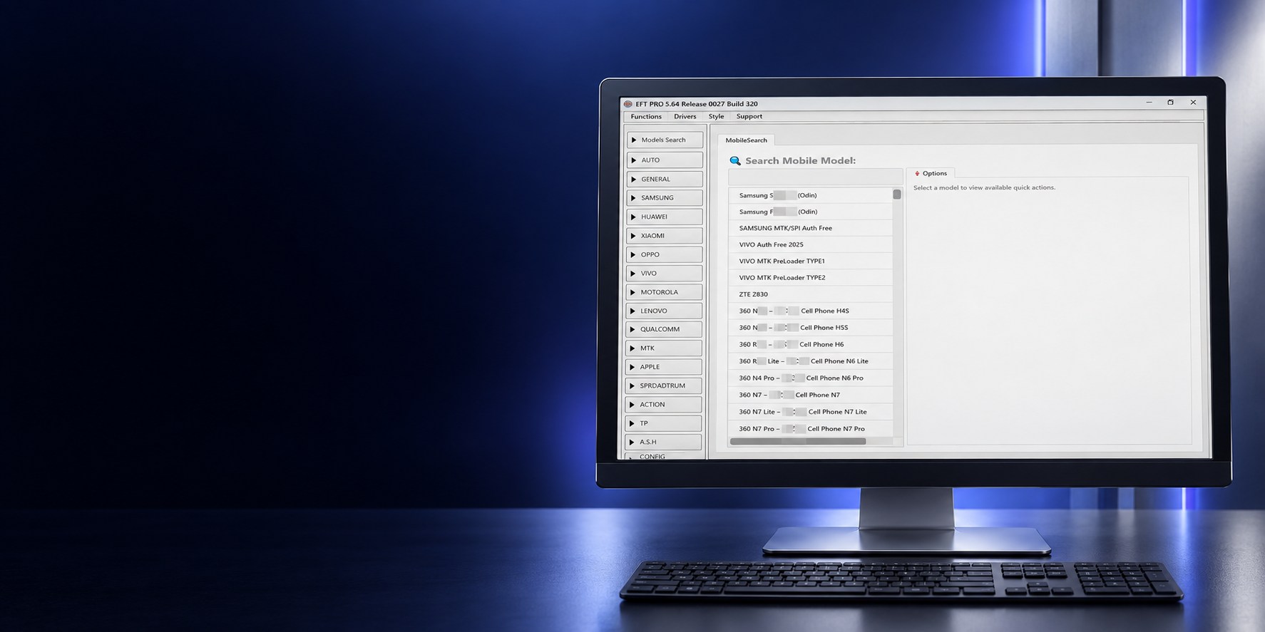 Montage de EFT PRO ouvert sur un ordinateur, réalisé à partir de votre capture